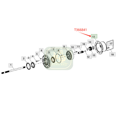 Power Wheel Axle Esay Installing  T366841 Planetary Carrier For 
