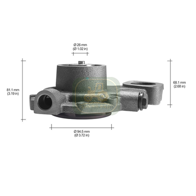Durable Replacements Engine Parts RE500734 RE500737 Water Pump For JD Tractor