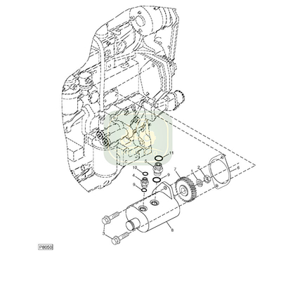 Hydraulic Metering Parts  50L RE241577 Hydraulic Pump For JD Tractor