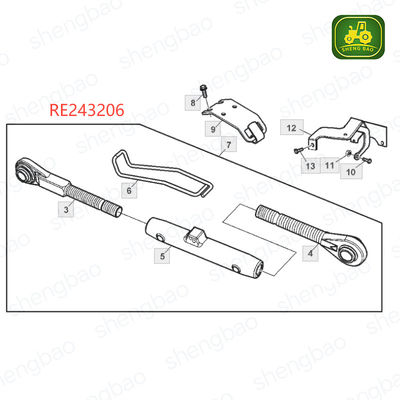 Three Point Linkage Parts RE243206 Lift Link  For Tractor