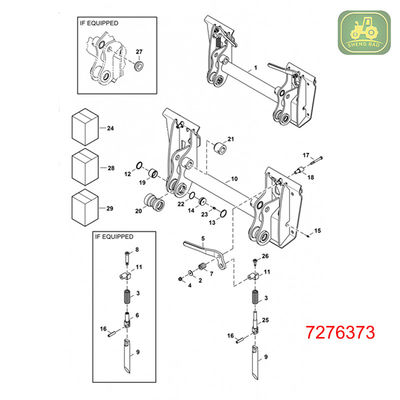 Mouting System Parts  7276373 Mounting System Assy For Loader