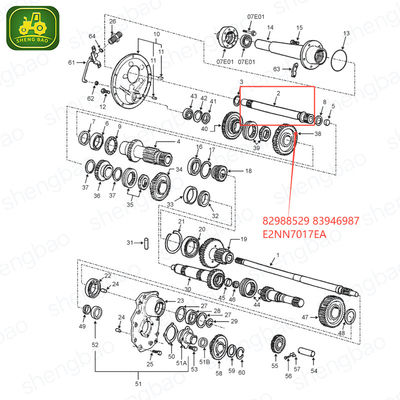 Transmission System Parts 82988529 83946987 E2NN7017EA Shaft For Tractor