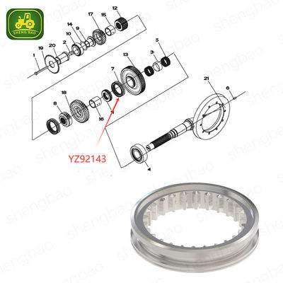 Ring Gear and Pinion Shaft Parts YZ92143 Third Stage Shift Collar For Tractor