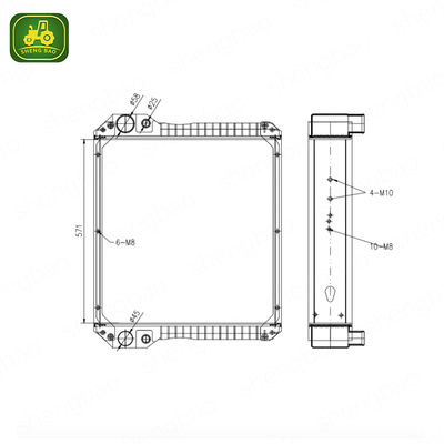 Engine Parts  87410096 87410098 Radiator  For Backhoe Loader
