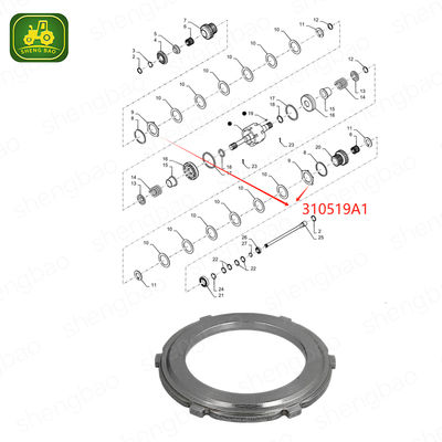 PTO Shaft Parts 310519A1  Intermediate Disc 97*146*10.2mm 6T For Loader