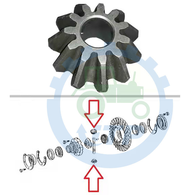 T29227 Bevel Gear Transmission Differential For  820 920