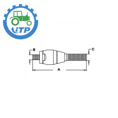 CAR49001  Tractor Parts Ball Joint RH 2.77KG